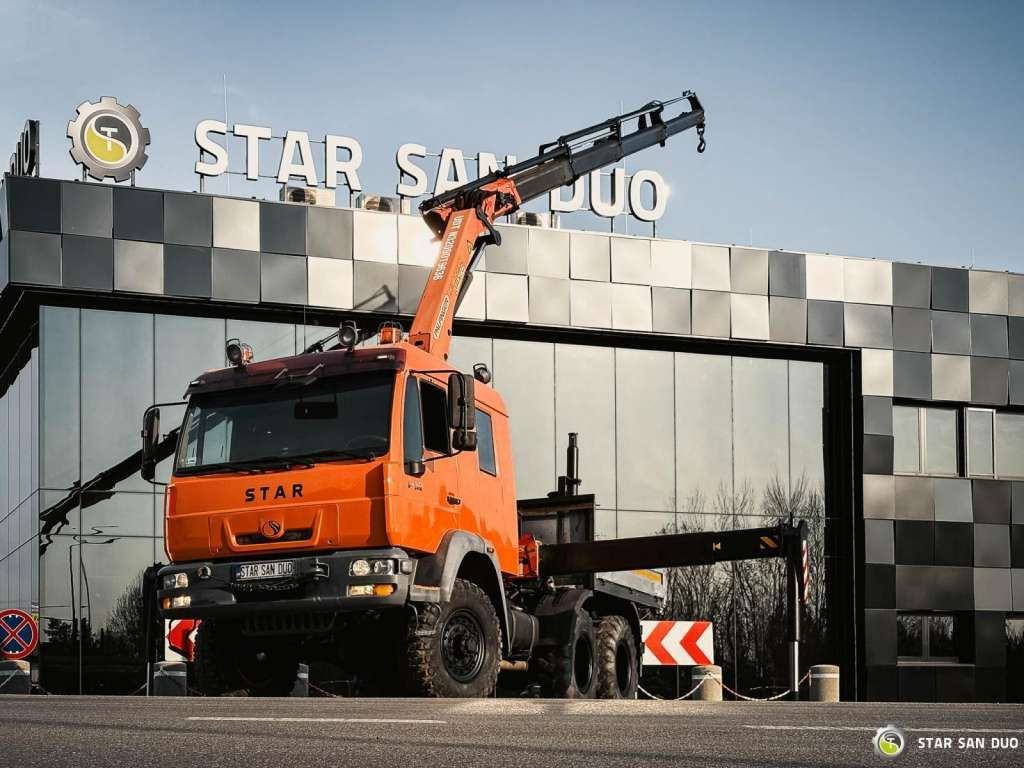 MAN STAR 266 MAN 6x6 PALFINGER PK 18001 Crane Kran - Tovornjak z dvigalom: slika 2 MAN STAR 266 MAN 6x6 PALFINGER PK 18001 Crane Kran - Tovornjak z dvigalom: slika 2