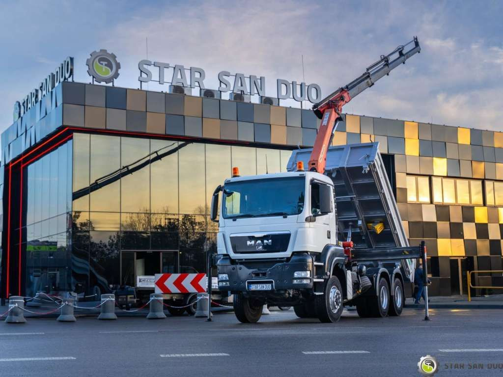 MAN TGS 26.360 6x6 PALFINGER PK 18001 EH Crane Kipe - Tovornjak z dvigalom: slika 1 MAN TGS 26.360 6x6 PALFINGER PK 18001 EH Crane Kipe - Tovornjak z dvigalom: slika 1