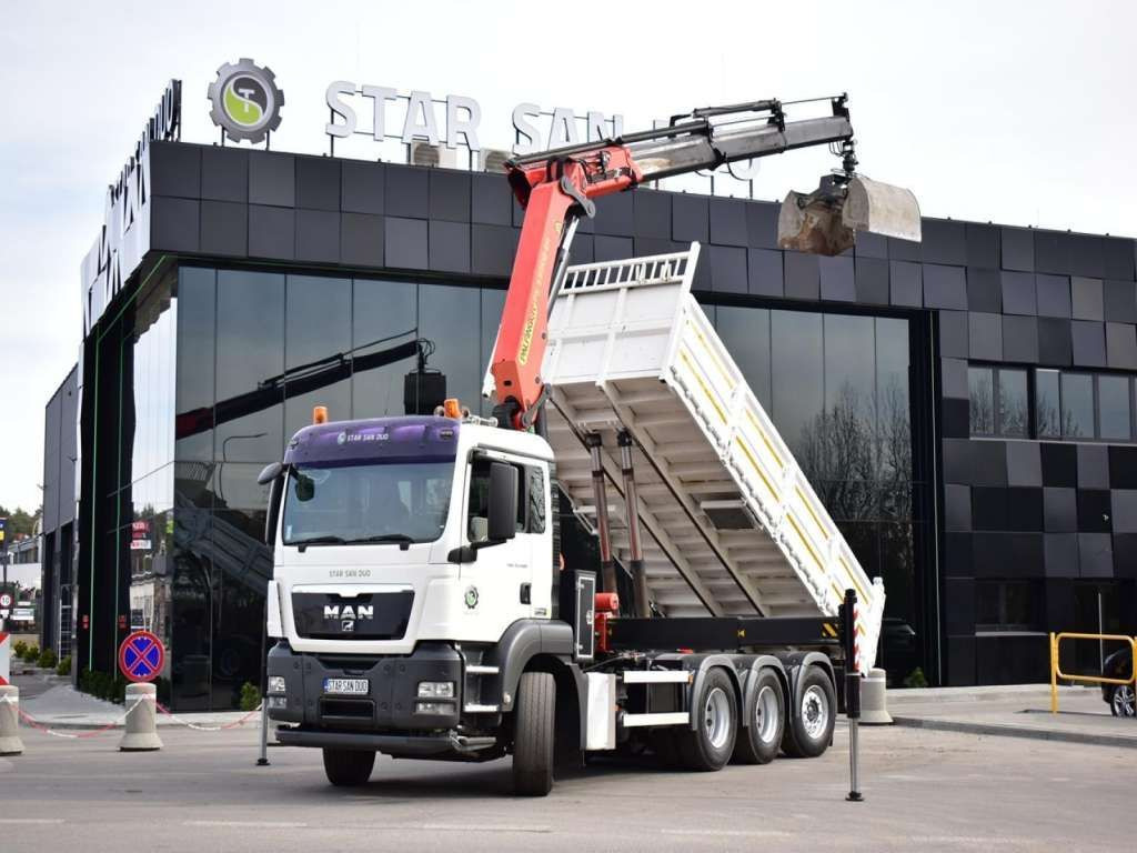 MAN TGS 35.400 8X4 PALFINGER PK 33002 CRANE KIPPER - Tovornjak prekucnik: slika 1 MAN TGS 35.400 8X4 PALFINGER PK 33002 CRANE KIPPER - Tovornjak prekucnik: slika 1