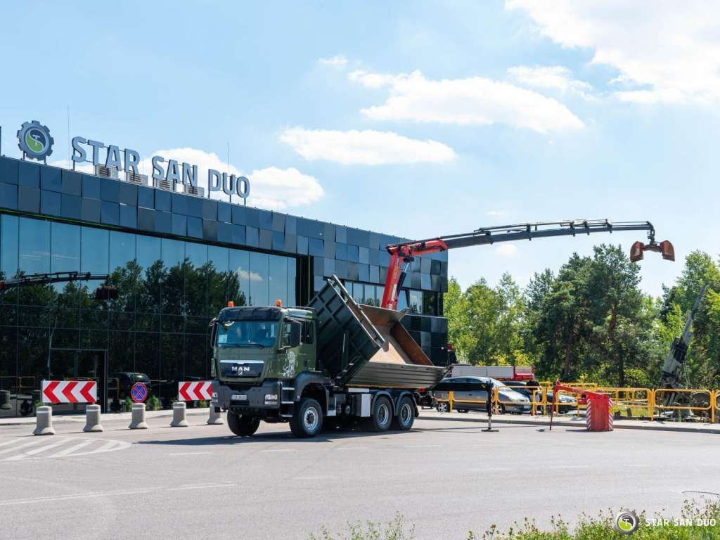 Tovornjak prekucnik MAN  TGS 35.480 PALFINGER PK 20002 HDS Grapple Tippe: slika 8