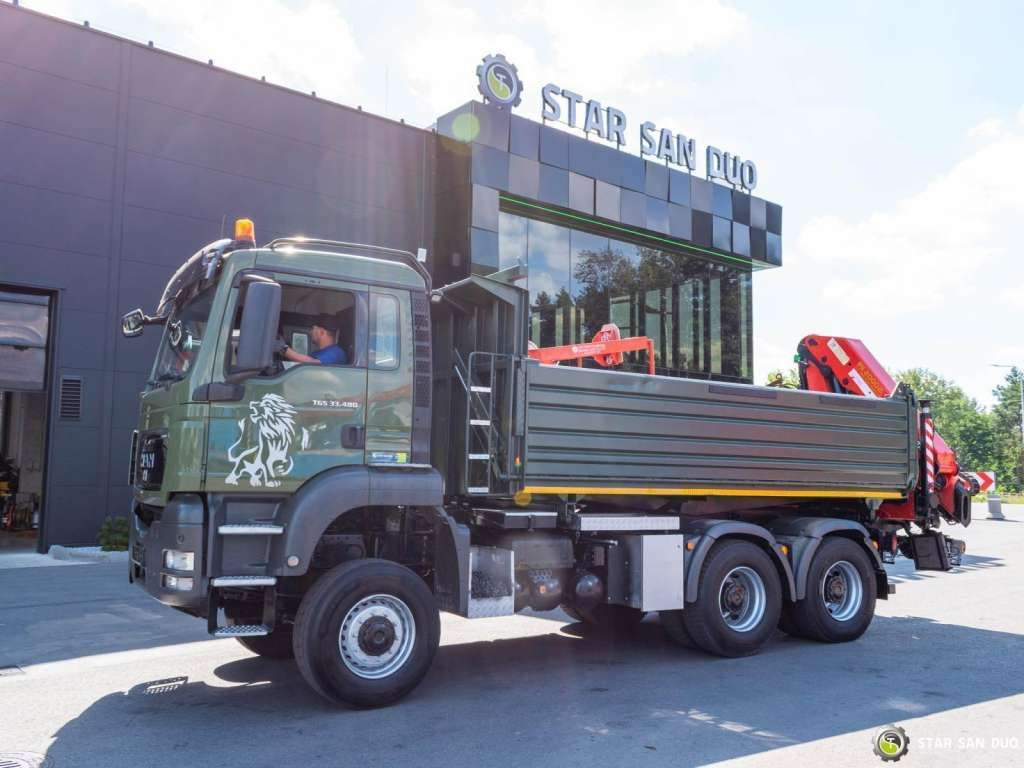 Tovornjak prekucnik MAN  TGS 35.480 PALFINGER PK 20002 HDS Grapple Tippe: slika 11