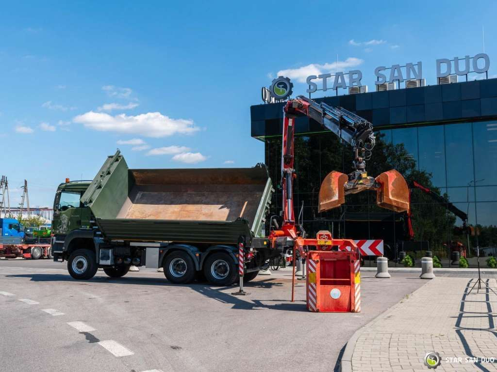 Tovornjak prekucnik MAN  TGS 35.480 PALFINGER PK 20002 HDS Grapple Tippe: slika 9