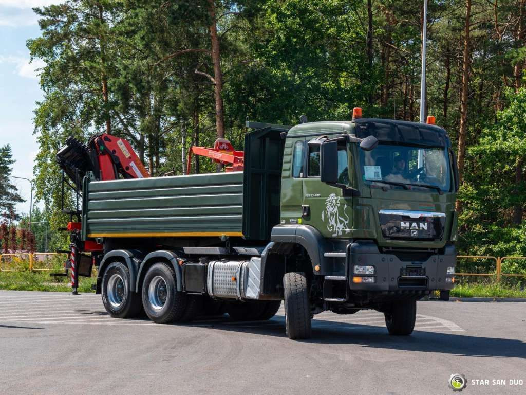 Tovornjak prekucnik MAN  TGS 35.480 PALFINGER PK 20002 HDS Grapple Tippe: slika 12