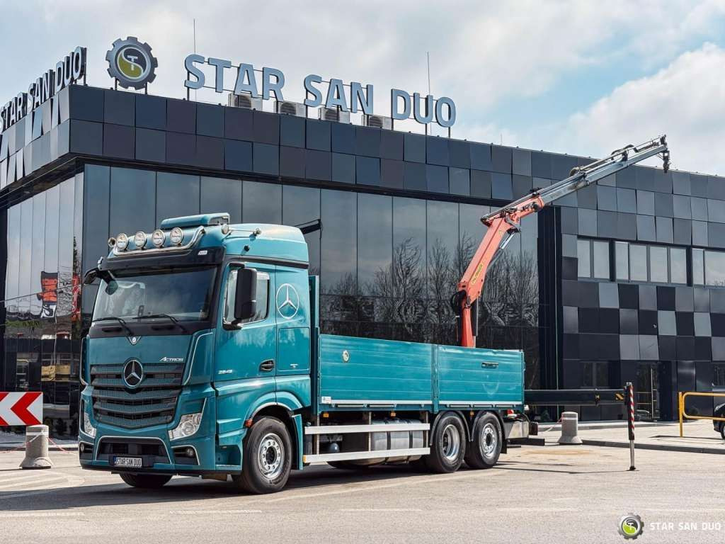 Mercedes-Benz ACTROS 2545 6x2 Palfinger PK 16001 HDS Crane Mercedes-Benz ACTROS 2545 6x2 Palfinger PK 16001 HDS Crane - Tovornjak z dvigalom, Tovornjak s kesonom: slika 1 Mercedes-Benz ACTROS 2545 6x2 Palfinger PK 16001 HDS Crane Mercedes-Benz ACTROS 2545 6x2 Palfinger PK 16001 HDS Crane - Tovornjak z dvigalom, Tovornjak s kesonom: slika 1