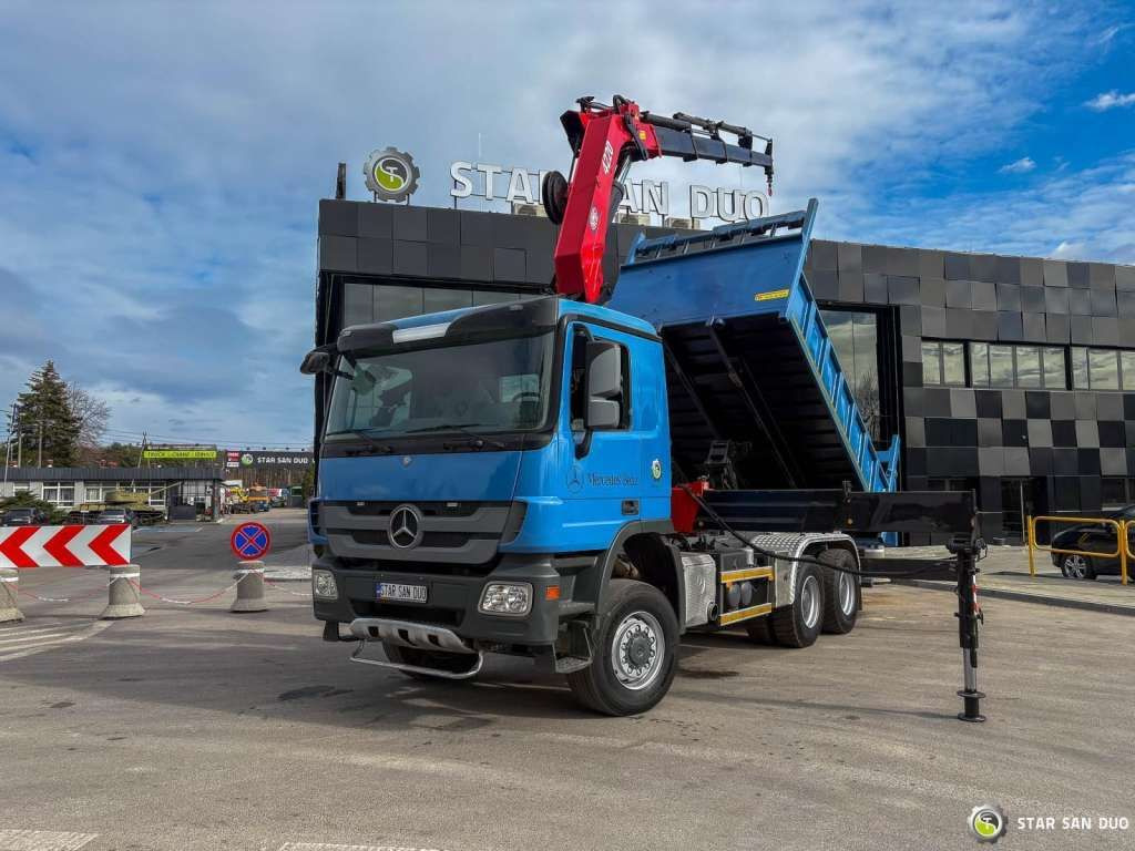 Mercedes-Benz ACTROS 3341 6x6 HMF 4220 K4 CRANE KIPPER - Tovornjak prekucnik: slika 5 Mercedes-Benz ACTROS 3341 6x6 HMF 4220 K4 CRANE KIPPER - Tovornjak prekucnik: slika 5