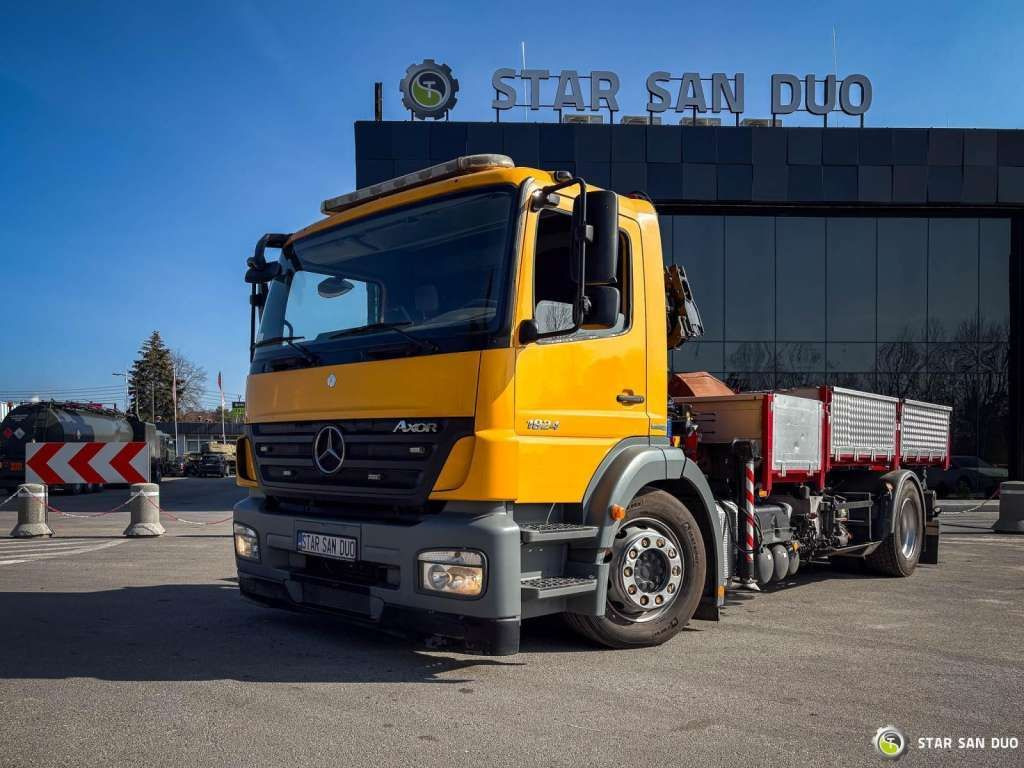 Mercedes-Benz AXOR 1824 4x2 HMF 975 HDS Crane Rotator Kipper Mercedes-Benz AXOR 1824 4x2 HMF 975 HDS Crane Rotator Kipper - Tovornjak prekucnik: slika 3 Mercedes-Benz AXOR 1824 4x2 HMF 975 HDS Crane Rotator Kipper Mercedes-Benz AXOR 1824 4x2 HMF 975 HDS Crane Rotator Kipper - Tovornjak prekucnik: slika 3