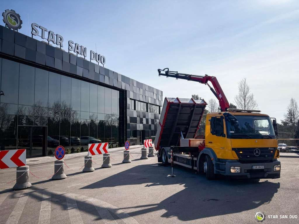 Mercedes-Benz AXOR 1824 4x2 HMF 975 HDS Crane Rotator Kipper Mercedes-Benz AXOR 1824 4x2 HMF 975 HDS Crane Rotator Kipper - Tovornjak z dvigalom, Tovornjak prekucnik: slika 5 Mercedes-Benz AXOR 1824 4x2 HMF 975 HDS Crane Rotator Kipper Mercedes-Benz AXOR 1824 4x2 HMF 975 HDS Crane Rotator Kipper - Tovornjak z dvigalom, Tovornjak prekucnik: slika 5