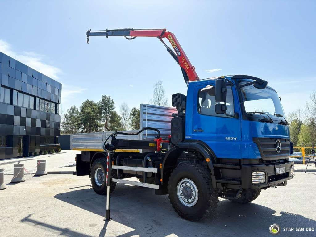 Mercedes-Benz AXOR 1824 4x4 PALFINGER PK 8500 Crane Kran - Tovornjak z dvigalom: slika 2 Mercedes-Benz AXOR 1824 4x4 PALFINGER PK 8500 Crane Kran - Tovornjak z dvigalom: slika 2