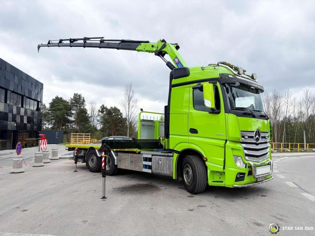 Mercedes-Benz Actros 6x2 HMF 3220 K7 Crane Mercedes-Benz Actros 6x2 HMF 3220 K7 Crane - Tovornjak z dvigalom, Tovornjak s kesonom: slika 2 Mercedes-Benz Actros 6x2 HMF 3220 K7 Crane Mercedes-Benz Actros 6x2 HMF 3220 K7 Crane - Tovornjak z dvigalom, Tovornjak s kesonom: slika 2