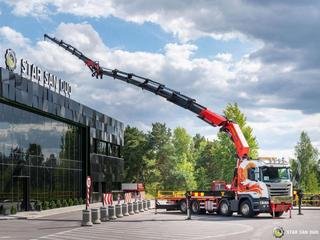 Scania G450 8x2 PALFINGER PK 85002 Fly Jib Winch - Tovornjak z dvigalom: slika 2 Scania G450 8x2 PALFINGER PK 85002 Fly Jib Winch - Tovornjak z dvigalom: slika 2