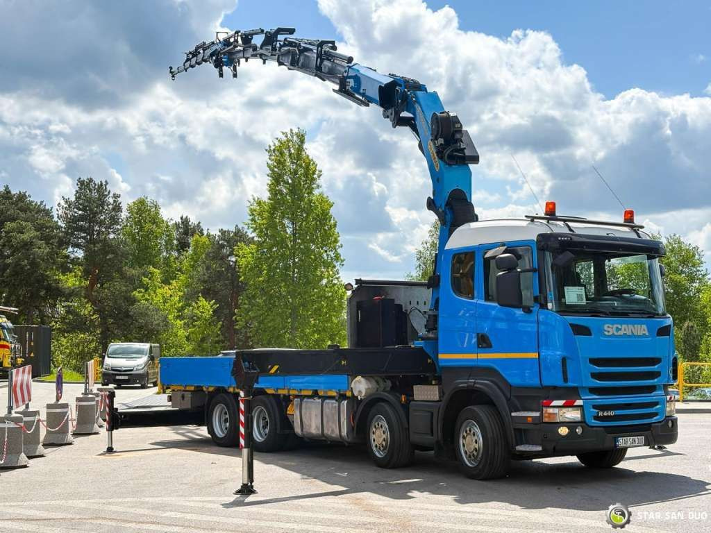 Scania R440 8x4 Palfinger PK50002 FLY JIB Crane Winch - Tovornjak z dvigalom: slika 1 Scania R440 8x4 Palfinger PK50002 FLY JIB Crane Winch - Tovornjak z dvigalom: slika 1