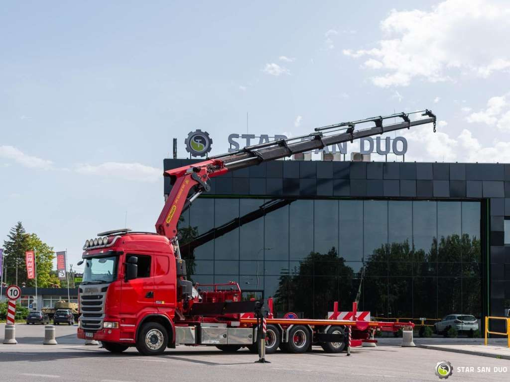 Scania R450 8x4 Palfinger PK 65002 SH HDS Crane - Tovornjak z dvigalom: slika 1 Scania R450 8x4 Palfinger PK 65002 SH HDS Crane - Tovornjak z dvigalom: slika 1
