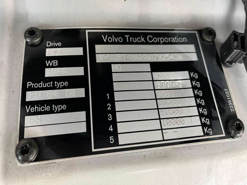 Tovornjak z dvigalom Volvo  FH 500 8x4*4 PK65002 Fly JIB Crane 7456 h Winch: slika 8