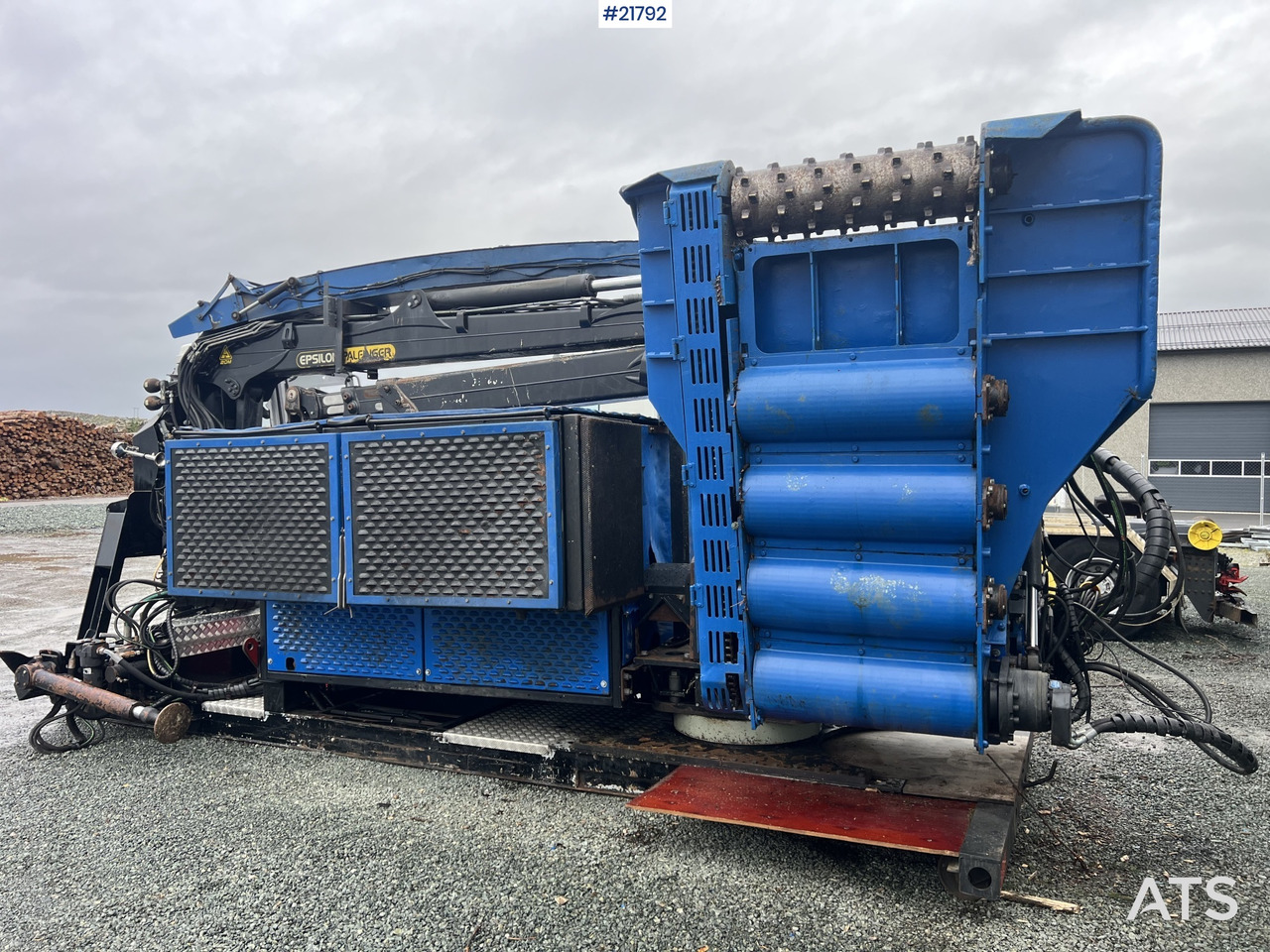 Bruks 806st Bio tre kverner m/ Epsilon palfinger m120l97 tømmerkrane - Lesni sekalnik: slika 4 Bruks 806st Bio tre kverner m/ Epsilon palfinger m120l97 tømmerkrane - Lesni sekalnik: slika 4