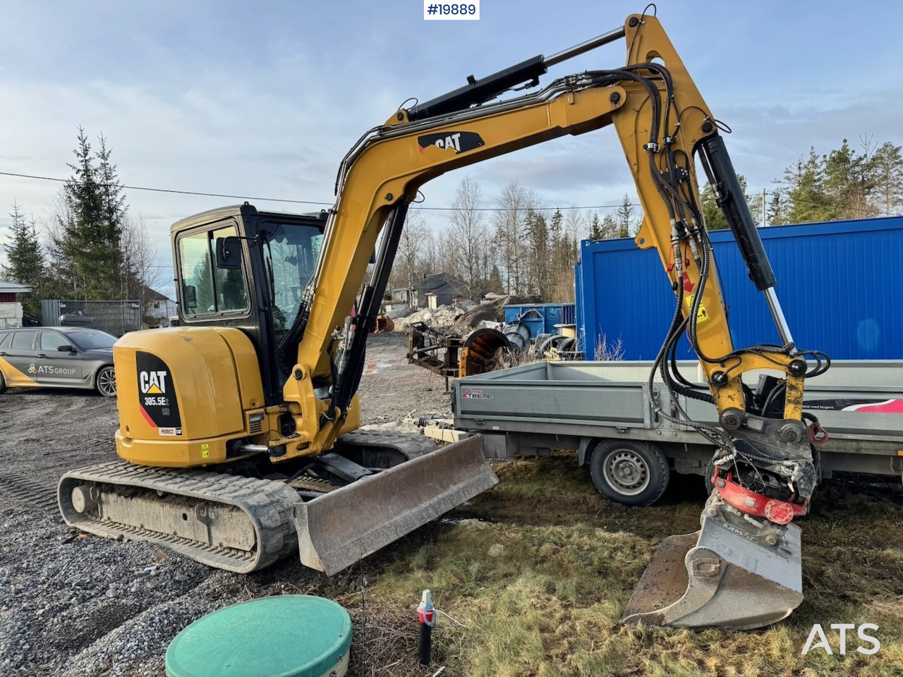 Caterpillar 305.5E2 - Bager: slika 1 Caterpillar 305.5E2 - Bager: slika 1