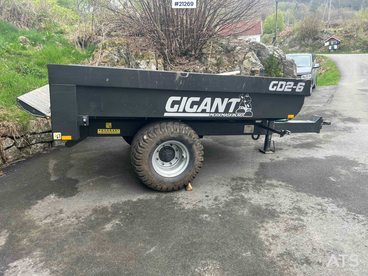 Gigant Hjulmaskin Henger - Prikolica za prevoz strojev: slika 4 Gigant Hjulmaskin Henger - Prikolica za prevoz strojev: slika 4