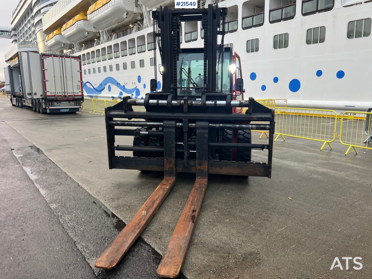 Hangcha CPCD120 Gaffeltruck m/ hydrauliske gafler, sideforskyvning og lite timer - Diesel viličar: slika 5 Hangcha CPCD120 Gaffeltruck m/ hydrauliske gafler, sideforskyvning og lite timer - Diesel viličar: slika 5