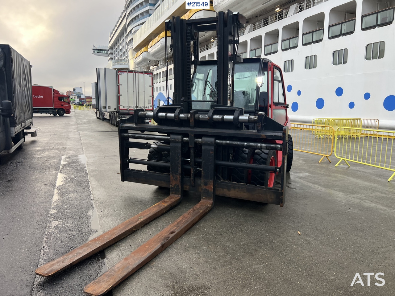 Hangcha CPCD120 Gaffeltruck m/ hydrauliske gafler, sideforskyvning og lite timer - Diesel viličar: slika 3 Hangcha CPCD120 Gaffeltruck m/ hydrauliske gafler, sideforskyvning og lite timer - Diesel viličar: slika 3