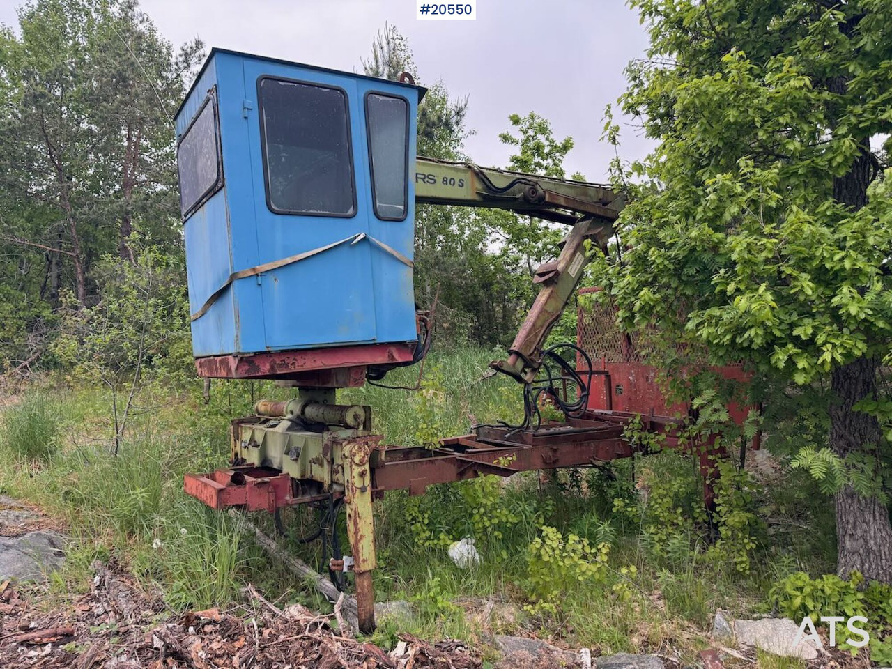 Hiab Fiskars 80S - Paletno dvigalo za Gradbeni stroj: slika 1 Hiab Fiskars 80S - Paletno dvigalo za Gradbeni stroj: slika 1