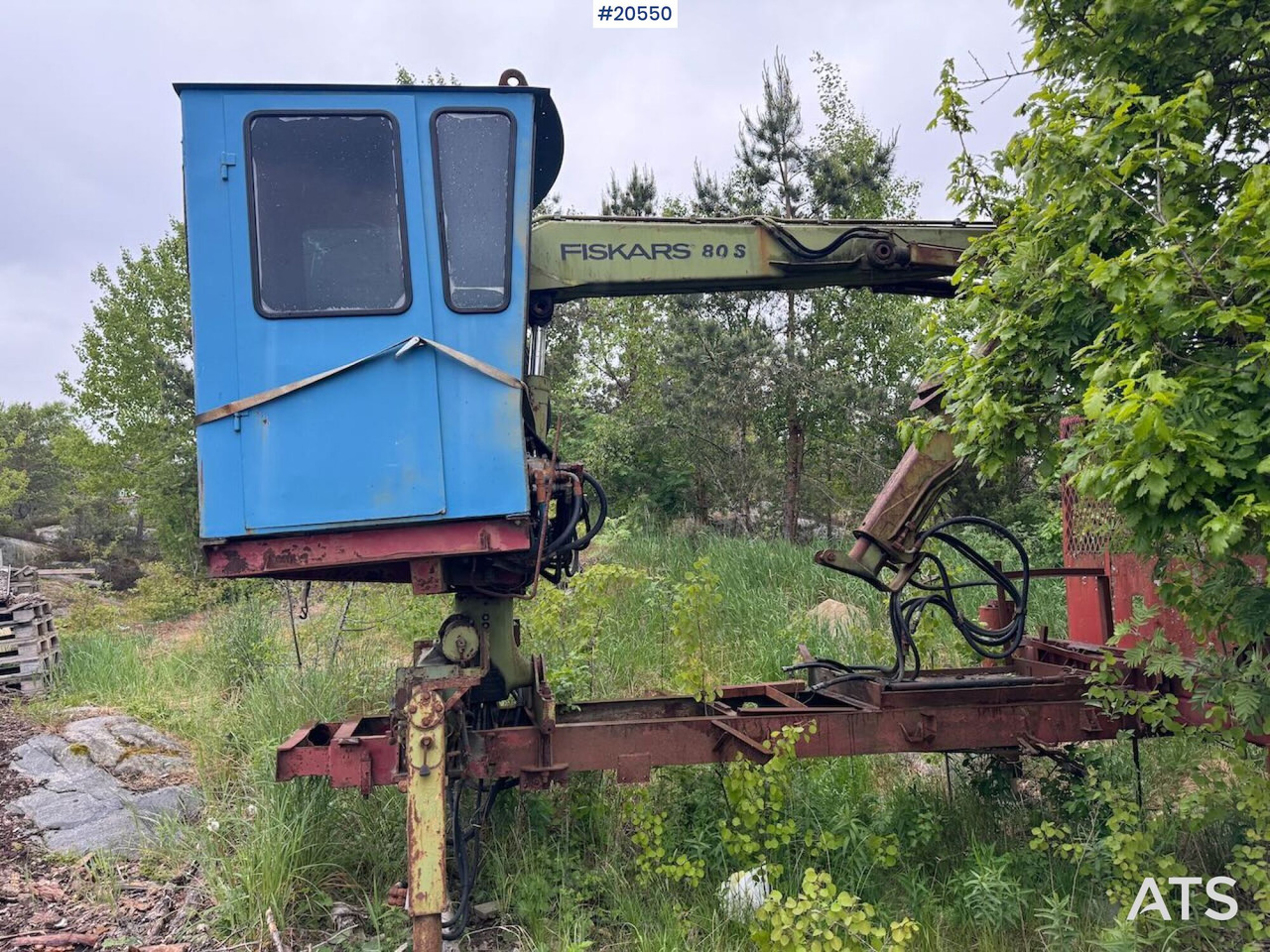 Hiab Fiskars 80S - Paletno dvigalo za Gradbeni stroj: slika 2 Hiab Fiskars 80S - Paletno dvigalo za Gradbeni stroj: slika 2
