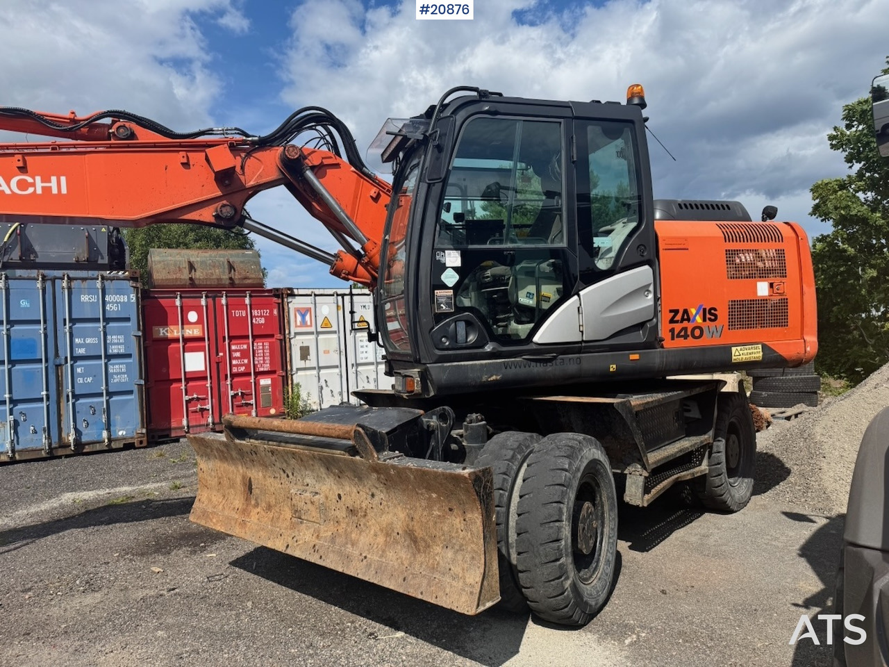 Hitachi ZX140W-5B - Bager na kolesih: slika 4 Hitachi ZX140W-5B - Bager na kolesih: slika 4
