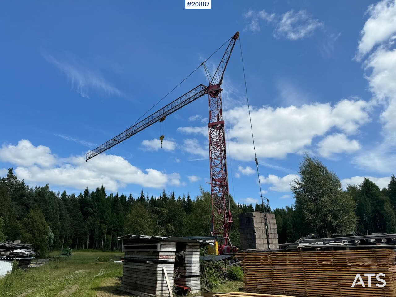 Krøll K35E Tårnkran - Stolpni žerjav: slika 1 Krøll K35E Tårnkran - Stolpni žerjav: slika 1