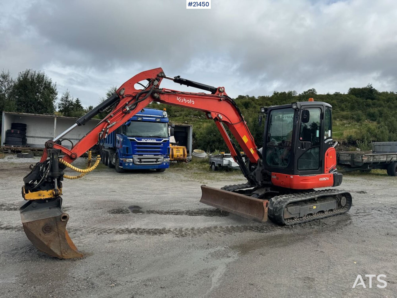 Kubota KX 057-4 - Bager goseničar: slika 1 Kubota KX 057-4 - Bager goseničar: slika 1