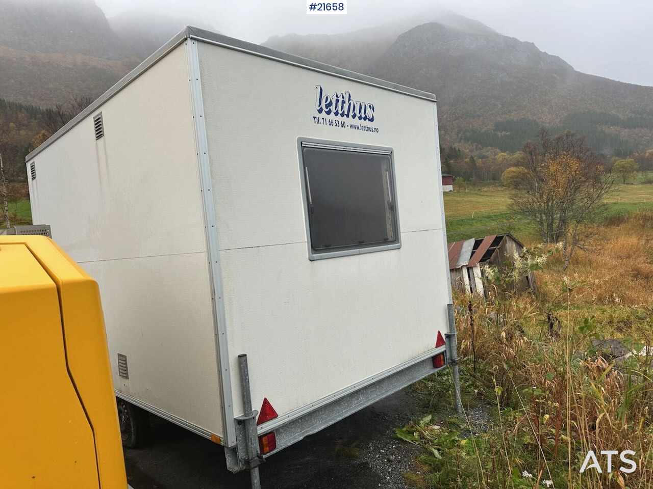 Letthus brakke - Gradbeni kontejner, Prikolica: slika 4 Letthus brakke - Gradbeni kontejner, Prikolica: slika 4