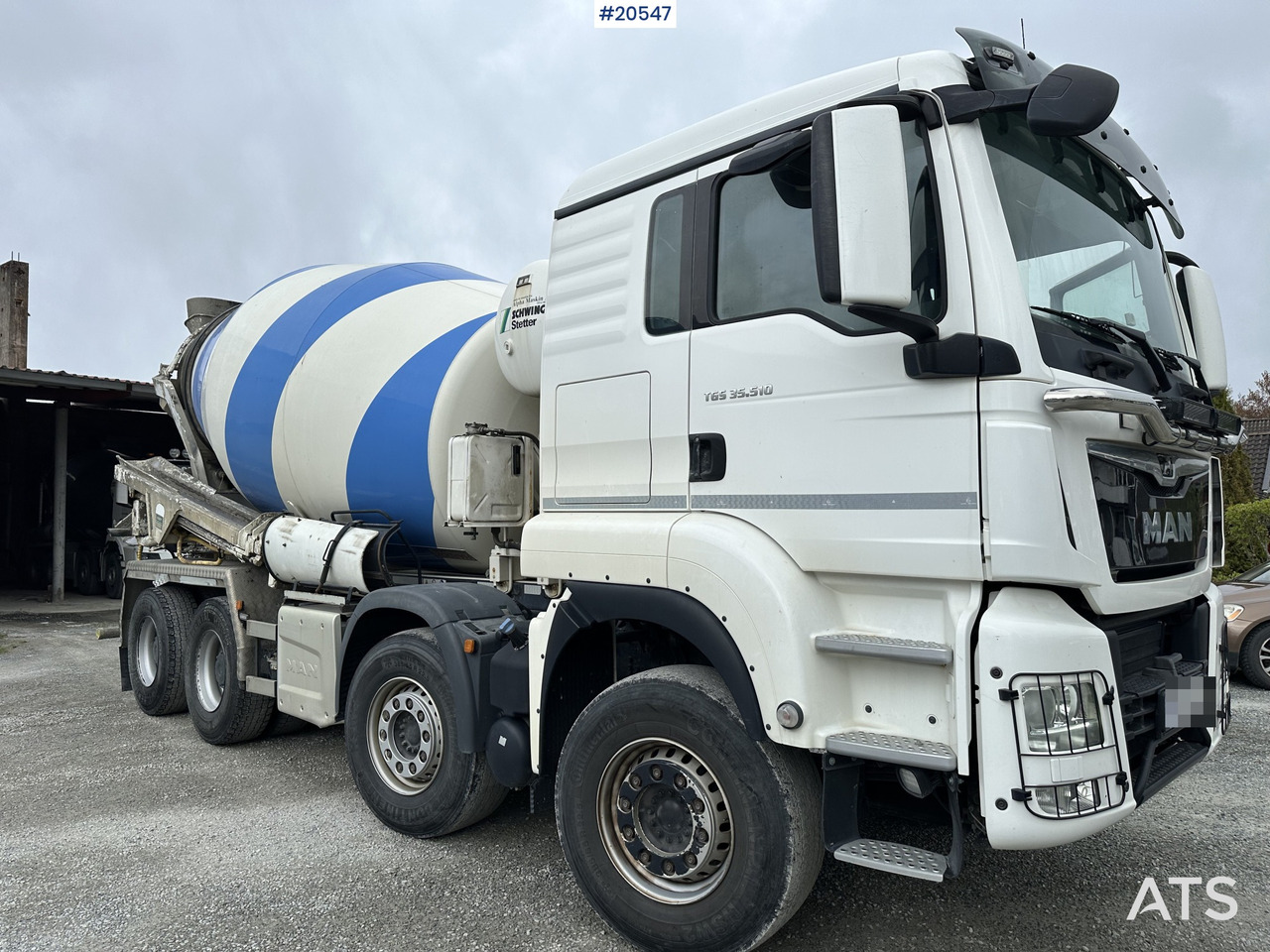 MAN TGS 35.510 8x4 betongbil med 9 meter hydr. renne (gullavtale) - Avtomešalec: slika 4 MAN TGS 35.510 8x4 betongbil med 9 meter hydr. renne (gullavtale) - Avtomešalec: slika 4