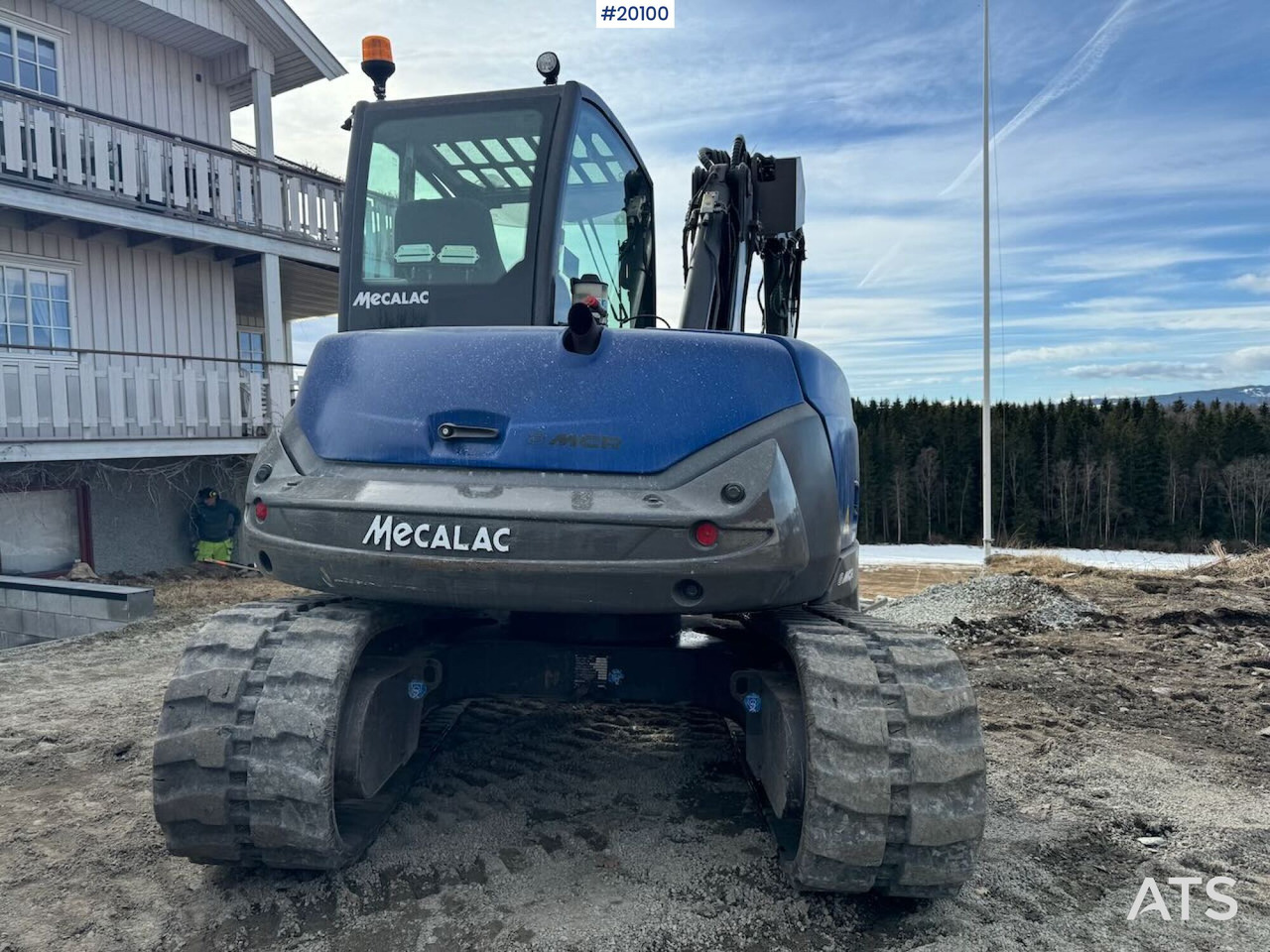 Mecalac 8 MCR-T4 - Mini bager: slika 4 Mecalac 8 MCR-T4 - Mini bager: slika 4
