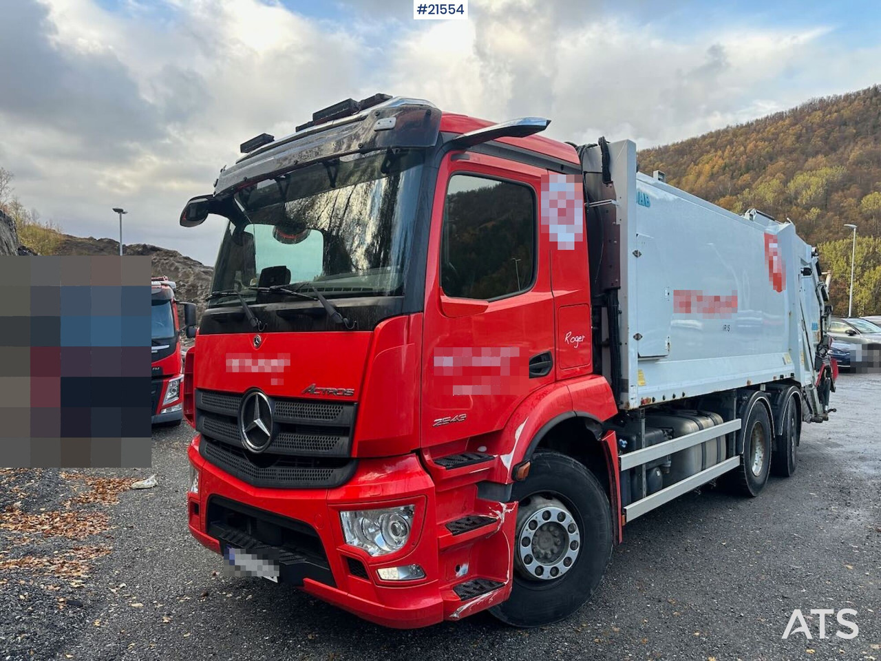 Mercedes Actros 2543 - Smetarski tovornjak: slika 4 Mercedes Actros 2543 - Smetarski tovornjak: slika 4