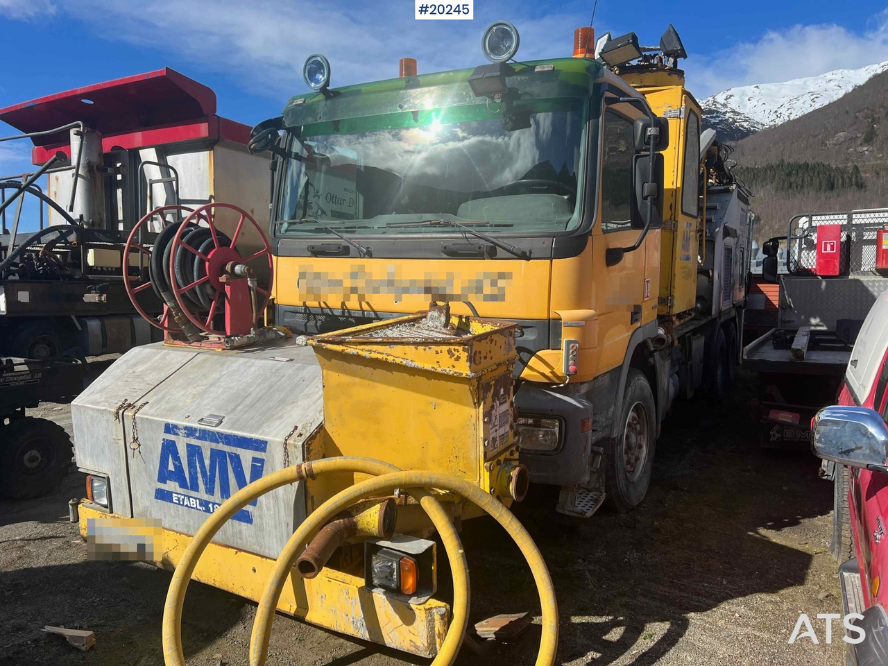 Mercedes Actros 2641 6x4 M/ 2008 AMV 7450 Betong sprøyterigg påbygg - Črpalka za beton: slika 4 Mercedes Actros 2641 6x4 M/ 2008 AMV 7450 Betong sprøyterigg påbygg - Črpalka za beton: slika 4