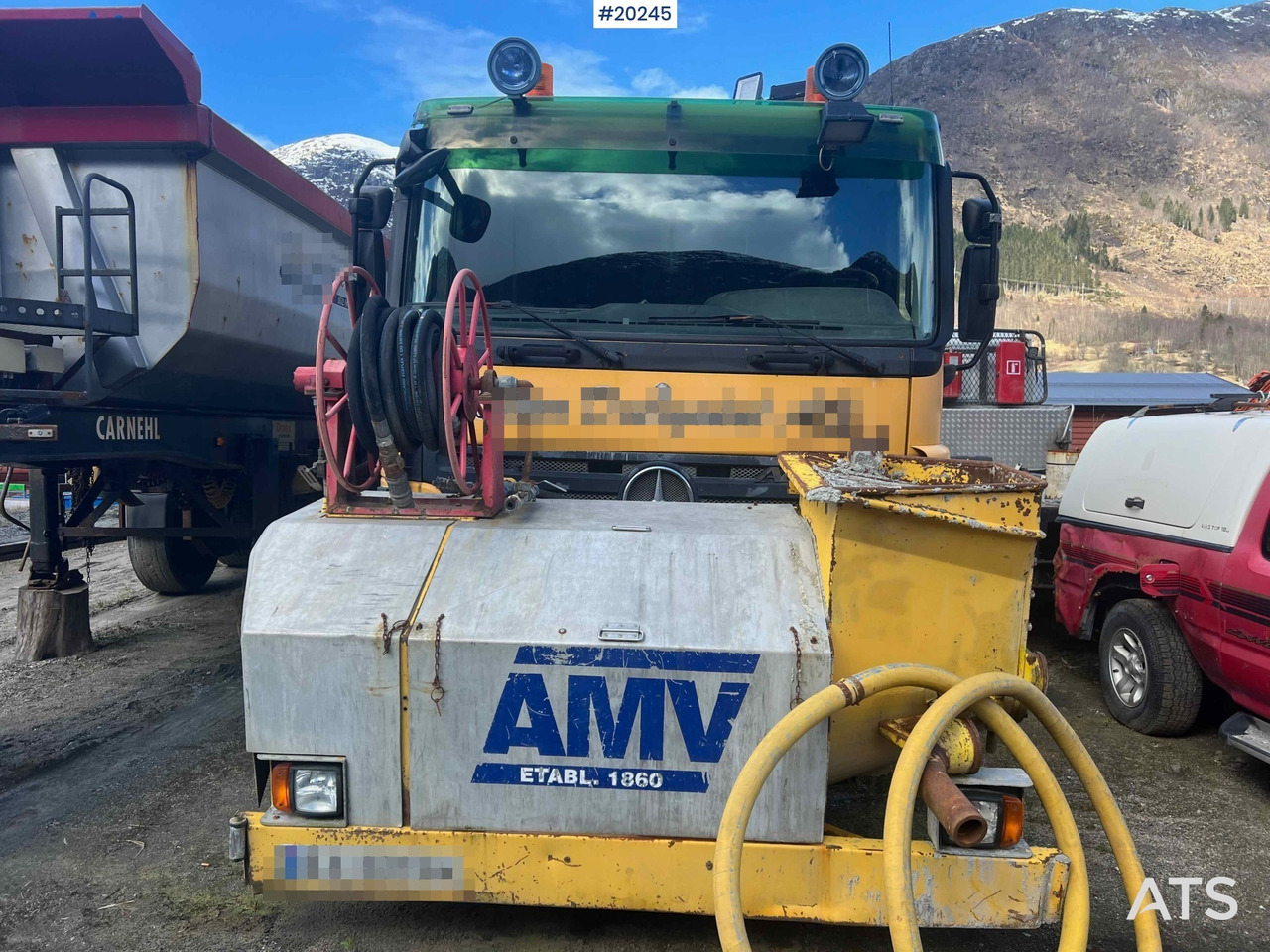 Mercedes Actros 2641 6x4 M/ 2008 AMV 7450 Betong sprøyterigg påbygg - Črpalka za beton: slika 2 Mercedes Actros 2641 6x4 M/ 2008 AMV 7450 Betong sprøyterigg påbygg - Črpalka za beton: slika 2