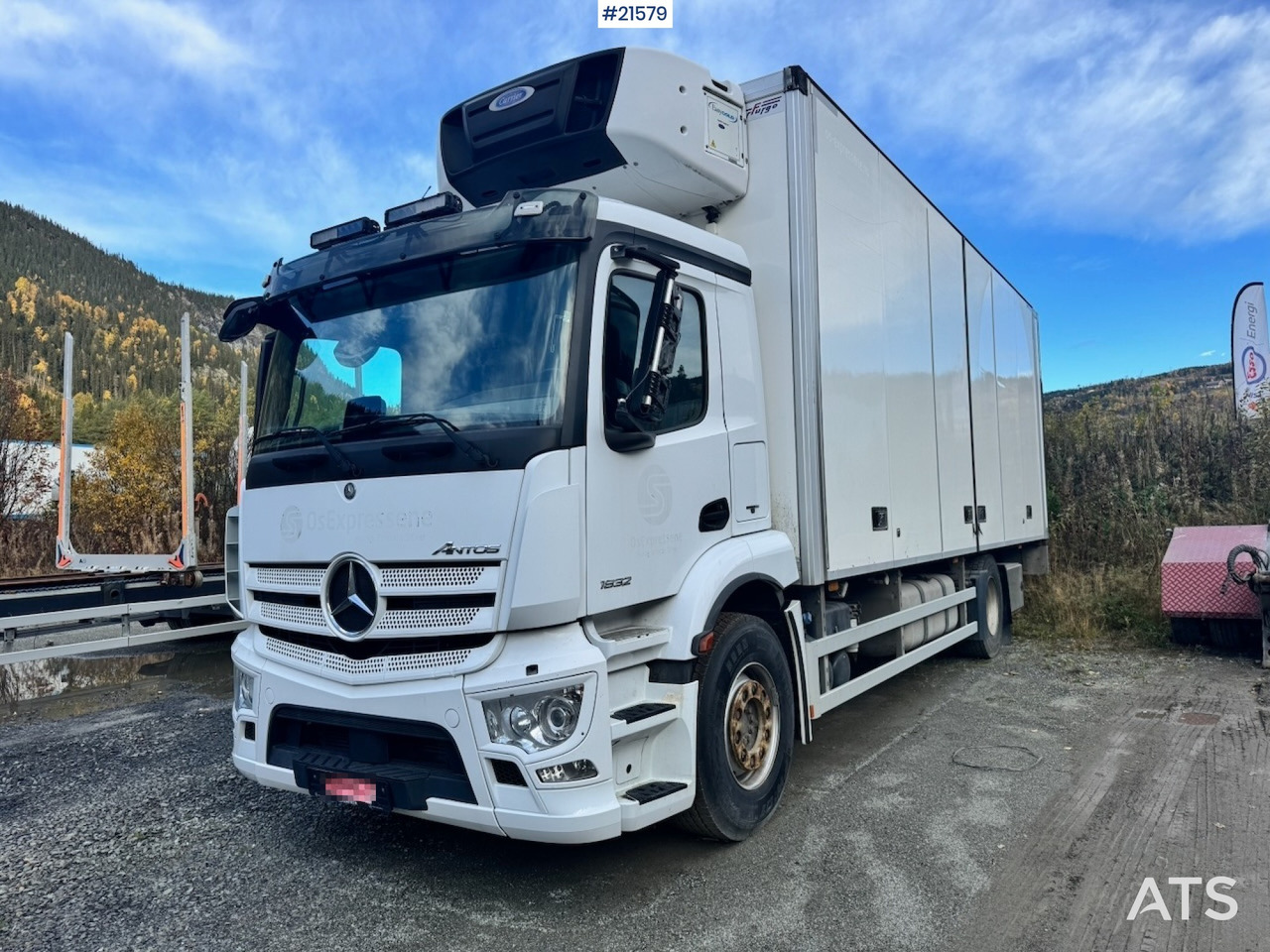 Mercedes-Benz Antos 1832 m/ Full sideåpning og Kjøl/frys. - Tovornjak zabojnik: slika 1 Mercedes-Benz Antos 1832 m/ Full sideåpning og Kjøl/frys. - Tovornjak zabojnik: slika 1