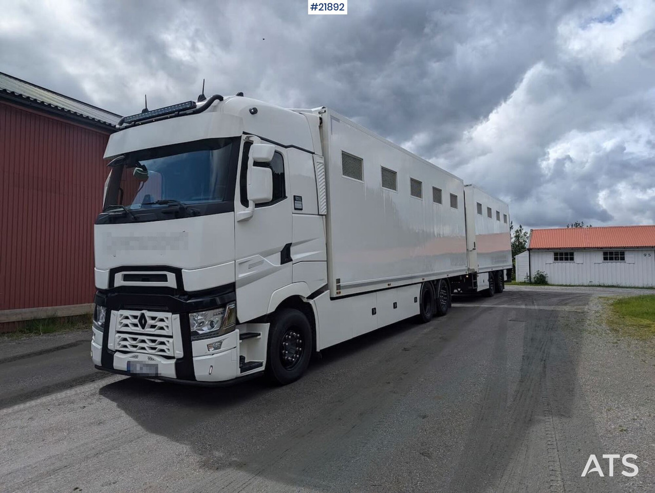 Renault 520T High 6x2 Dyretransportbil m/ HFR Henger - Tovornjak za prevoz živine: slika 1 Renault 520T High 6x2 Dyretransportbil m/ HFR Henger - Tovornjak za prevoz živine: slika 1