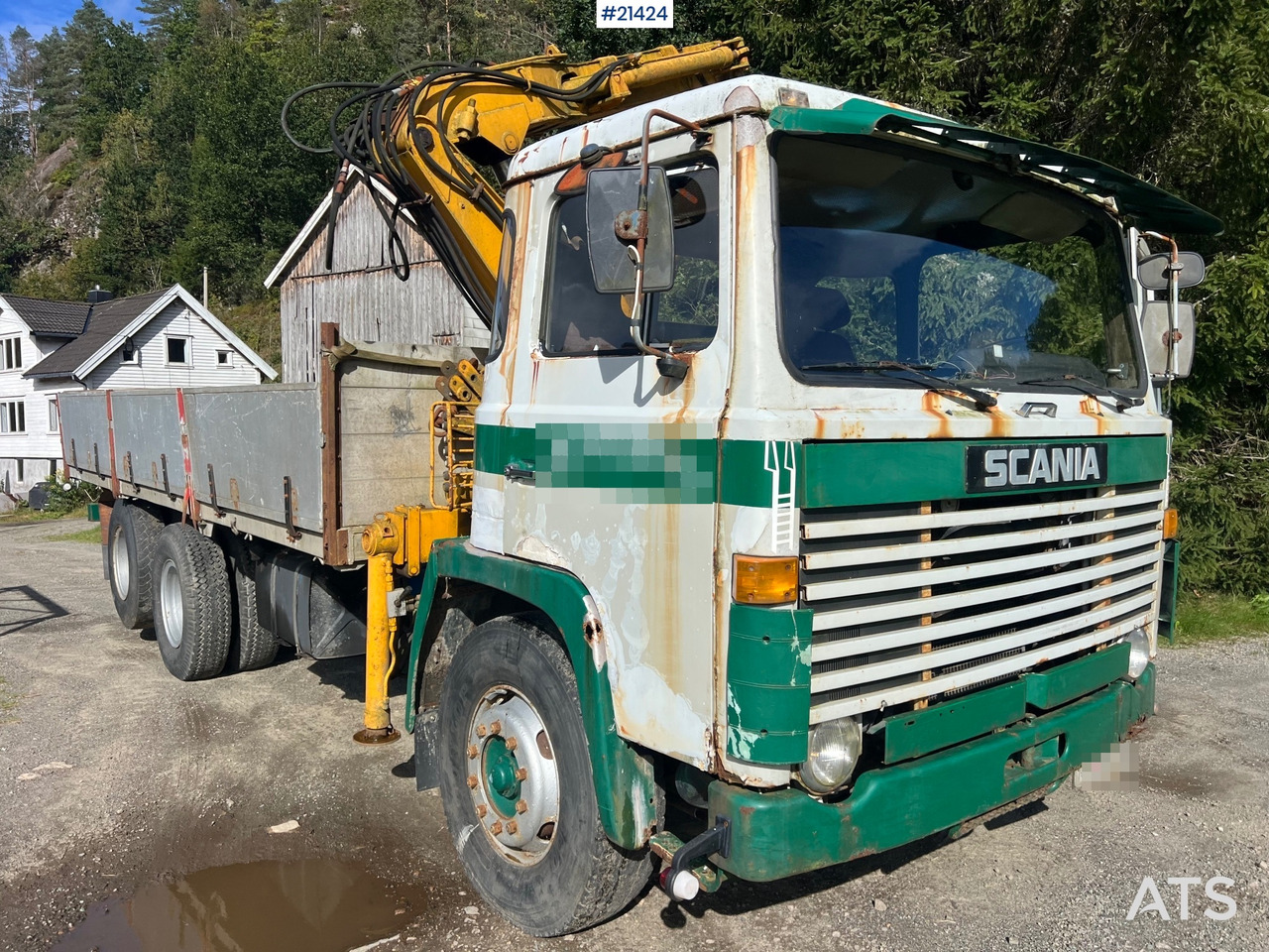 Scania LB 81 6x2 Kranbil m/ 10t/m kran og tipp Rep.Objekt - Tovornjak z dvigalom: slika 2 Scania LB 81 6x2 Kranbil m/ 10t/m kran og tipp Rep.Objekt - Tovornjak z dvigalom: slika 2