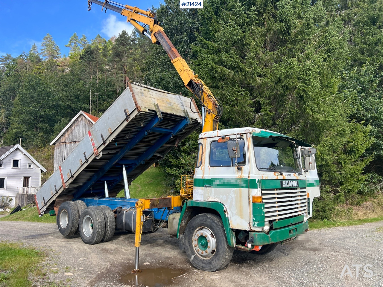 Scania LB 81 - Tovornjak z dvigalom: slika 1 Scania LB 81 - Tovornjak z dvigalom: slika 1