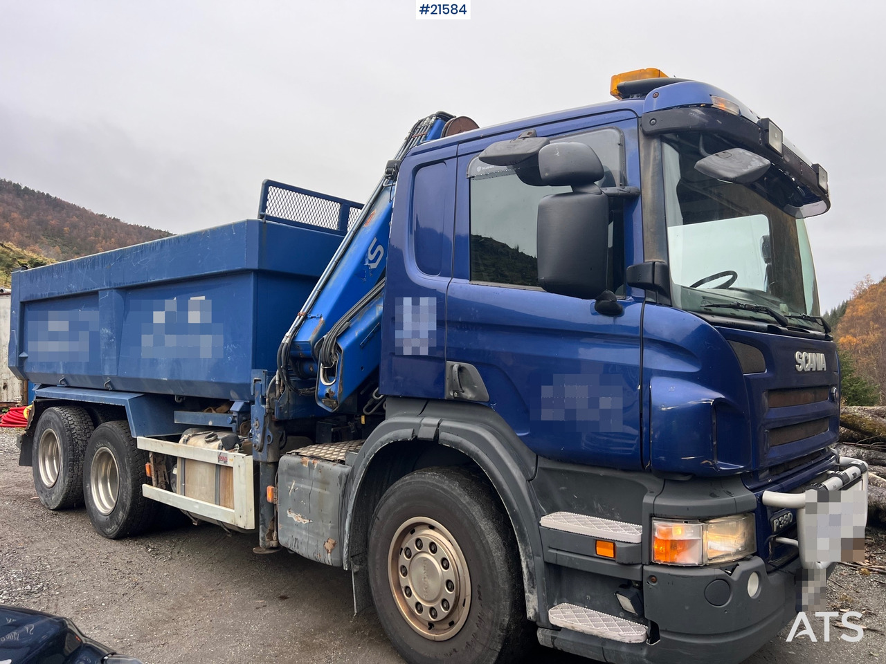 Scania P380 6x2 kranbil m/tipp, m/14t/ og m/Hiab kran - Tovornjak z dvigalom: slika 3 Scania P380 6x2 kranbil m/tipp, m/14t/ og m/Hiab kran - Tovornjak z dvigalom: slika 3
