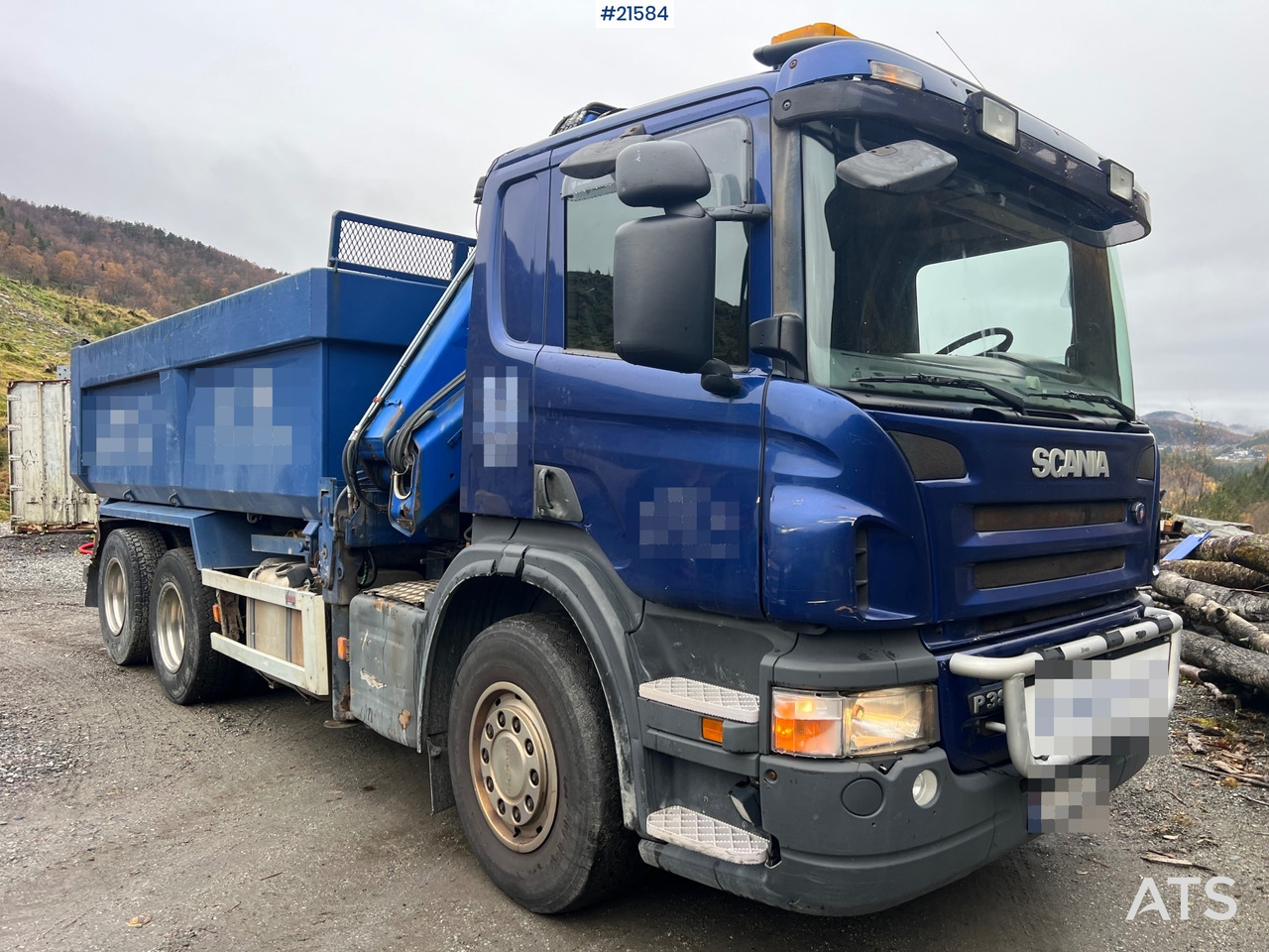 Scania P380 6x2 kranbil m/tipp, m/14t/ og m/Hiab kran - Tovornjak z dvigalom: slika 2 Scania P380 6x2 kranbil m/tipp, m/14t/ og m/Hiab kran - Tovornjak z dvigalom: slika 2