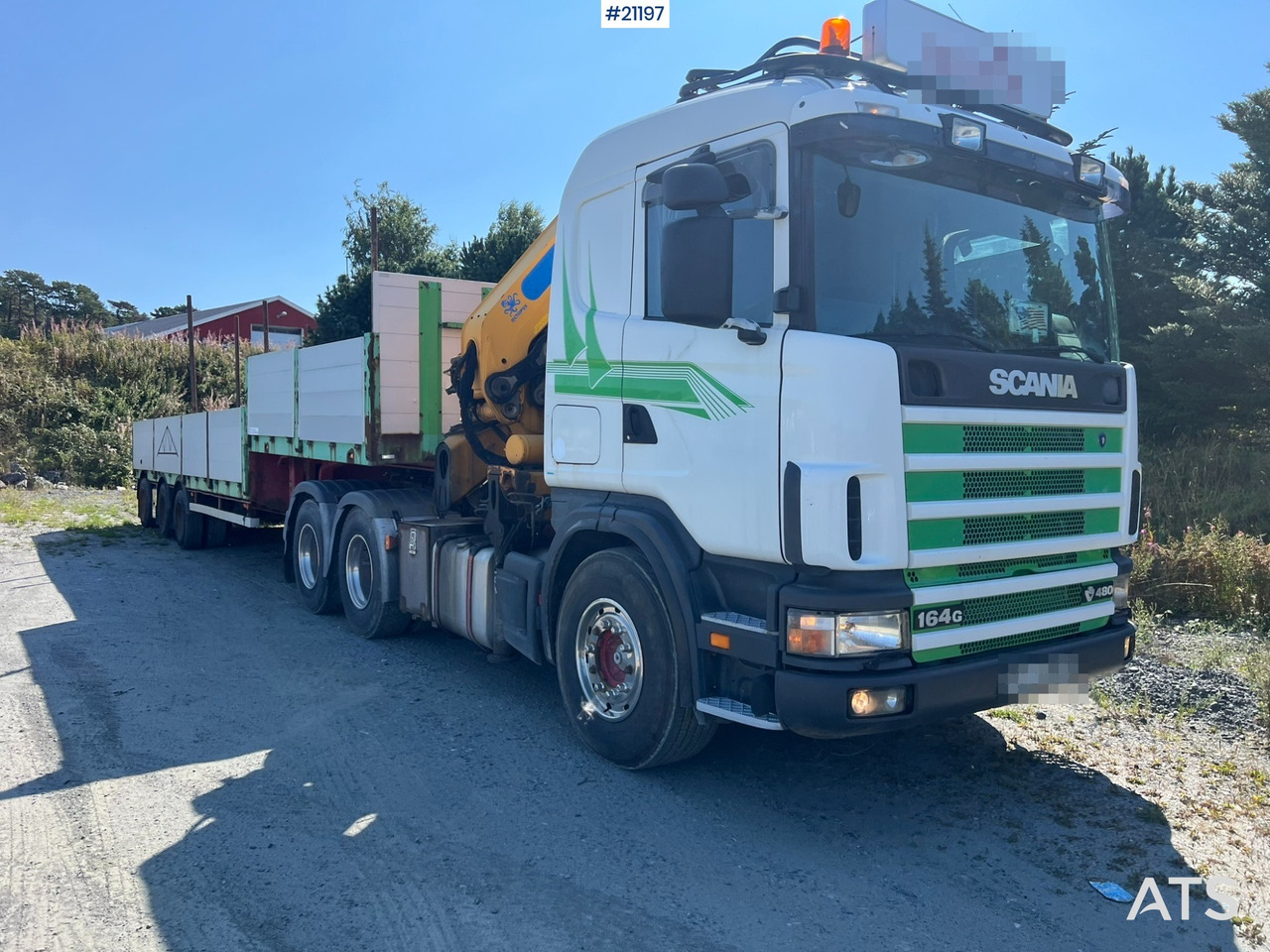Scania R164 - Tovornjak z dvigalom: slika 1 Scania R164 - Tovornjak z dvigalom: slika 1