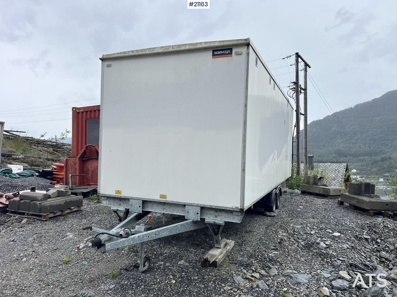 Scanvogn Boligbrakke - Gradbeni kontejner, Prikolica: slika 2 Scanvogn Boligbrakke - Gradbeni kontejner, Prikolica: slika 2