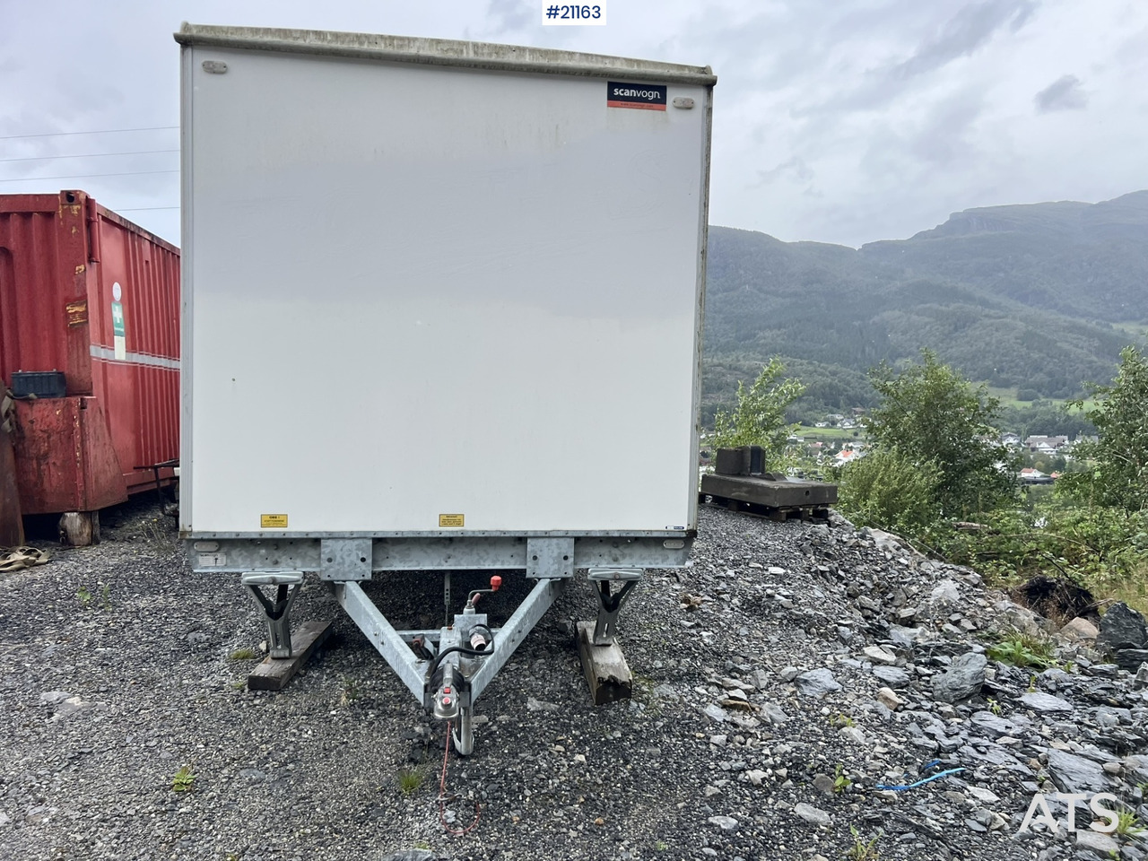 Scanvogn Boligbrakke - Gradbeni kontejner, Prikolica: slika 4 Scanvogn Boligbrakke - Gradbeni kontejner, Prikolica: slika 4