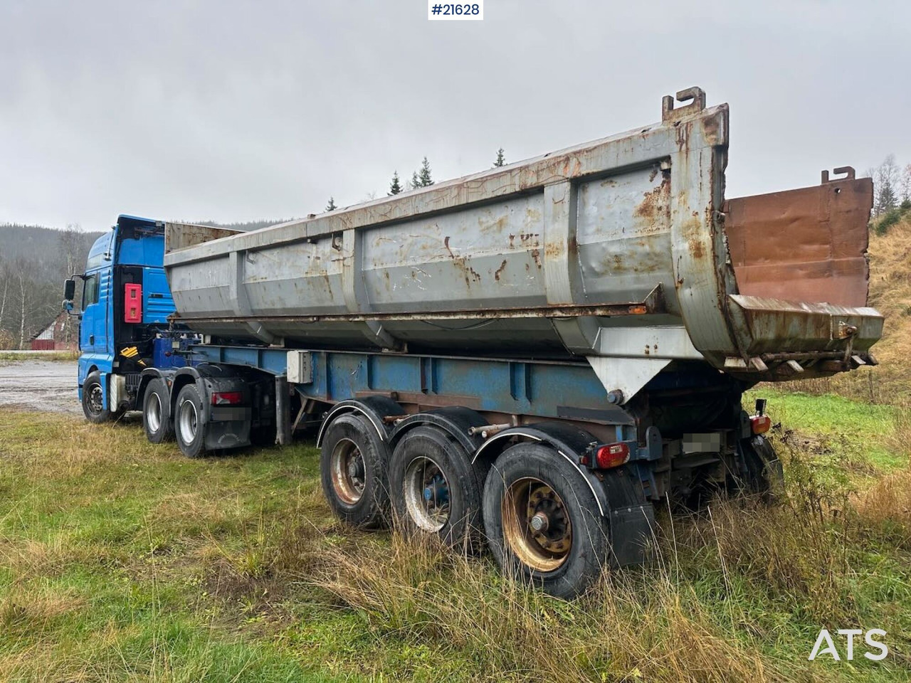 MAN TGA 28.530 6x2 trekkvogn m/ 1987 L.A.G Bree 3 akslet tippsemi SE VIDEO - Vlačilec: slika 5 MAN TGA 28.530 6x2 trekkvogn m/ 1987 L.A.G Bree 3 akslet tippsemi SE VIDEO - Vlačilec: slika 5