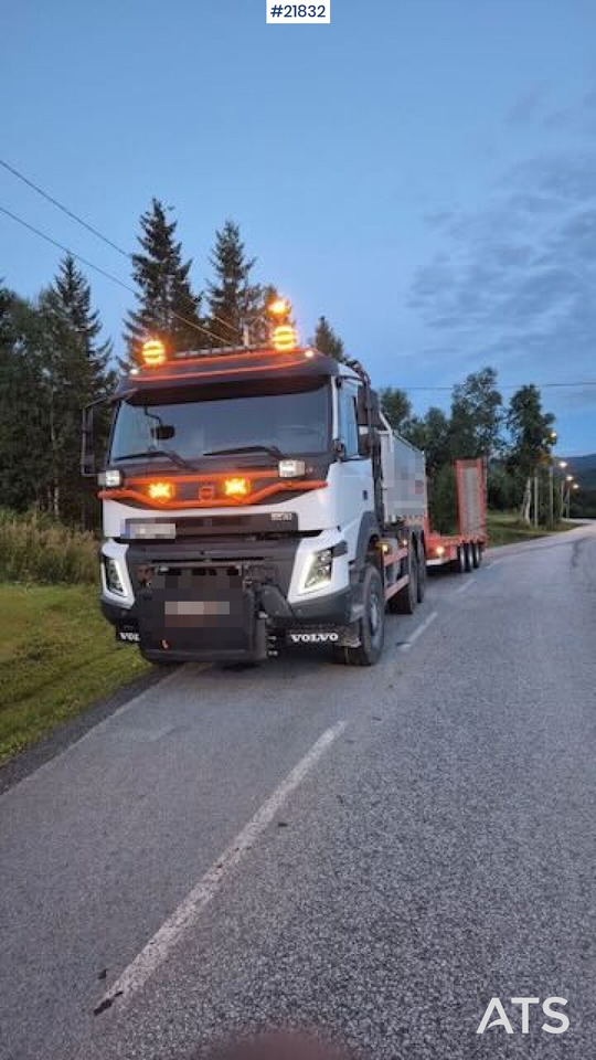 Volvo 2019 Volvo FMX 6x6 brøyterigget tippbil m/ 9,5 t/m kran, 2 sett dekk og lettkasse - Tovornjak prekucnik: slika 2 Volvo 2019 Volvo FMX 6x6 brøyterigget tippbil m/ 9,5 t/m kran, 2 sett dekk og lettkasse - Tovornjak prekucnik: slika 2