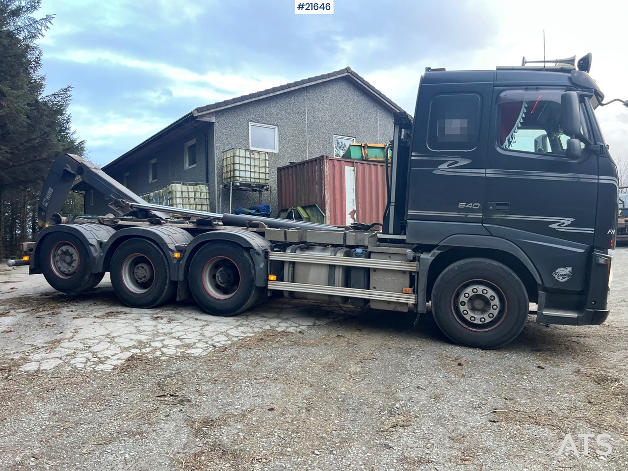 Volvo FH13 8x4 tridem krokbil m/ 20t Hiab krok og opplegg for kran - Tovornjak z dvigalom: slika 4 Volvo FH13 8x4 tridem krokbil m/ 20t Hiab krok og opplegg for kran - Tovornjak z dvigalom: slika 4