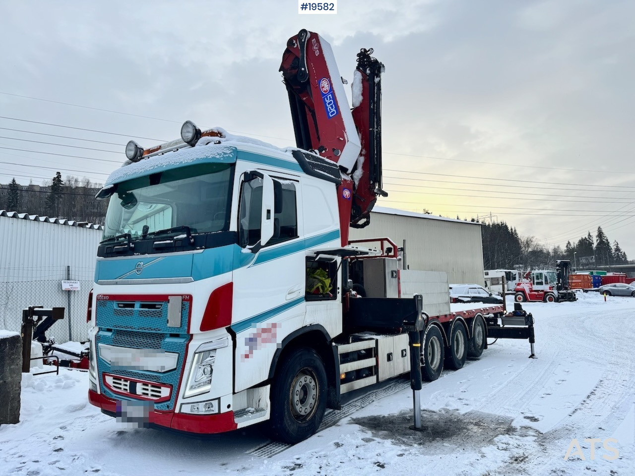 Volvo FH540 - Tovornjak z dvigalom, Tovornjak s kesonom: slika 1 Volvo FH540 - Tovornjak z dvigalom, Tovornjak s kesonom: slika 1