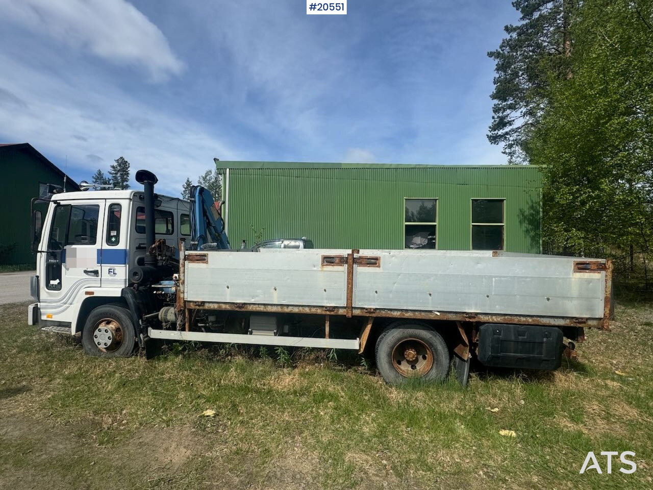 Volvo FL4 - Tovornjak s kesonom, Tovornjak z dvigalom: slika 2 Volvo FL4 - Tovornjak s kesonom, Tovornjak z dvigalom: slika 2