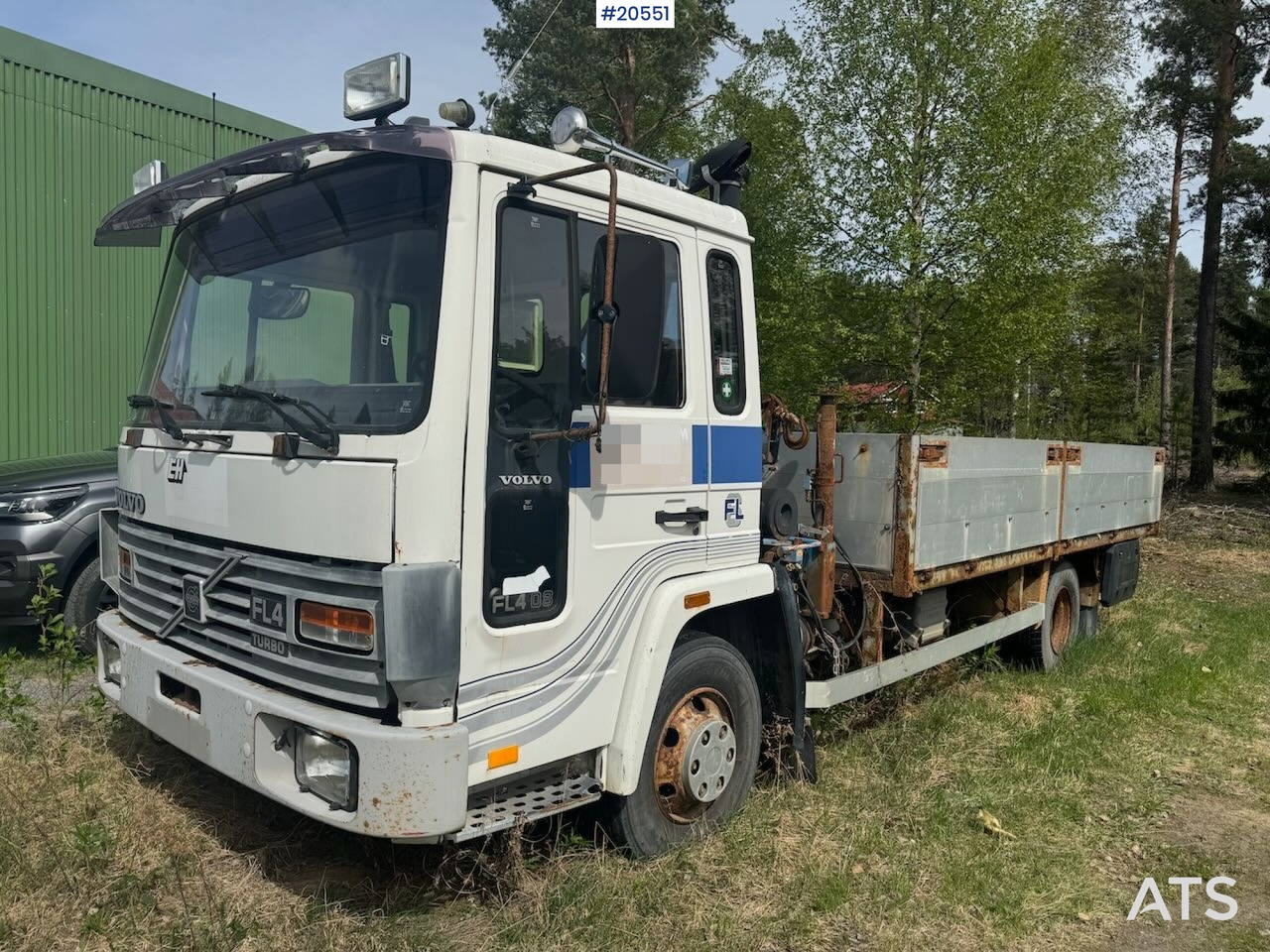 Volvo FL4 - Tovornjak s kesonom, Tovornjak z dvigalom: slika 1 Volvo FL4 - Tovornjak s kesonom, Tovornjak z dvigalom: slika 1