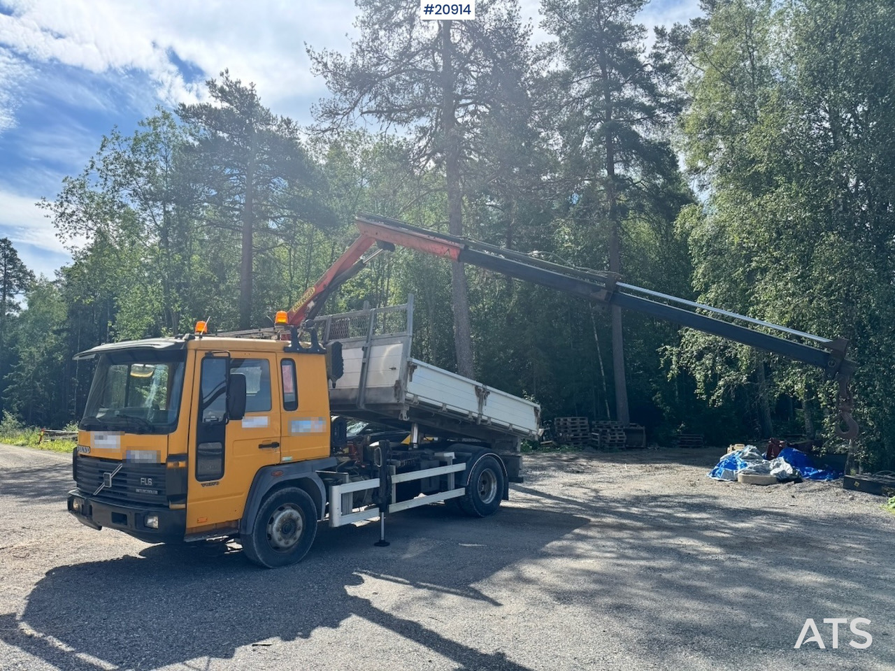 Volvo FL6 - Tovornjak prekucnik, Tovornjak z dvigalom: slika 3 Volvo FL6 - Tovornjak prekucnik, Tovornjak z dvigalom: slika 3