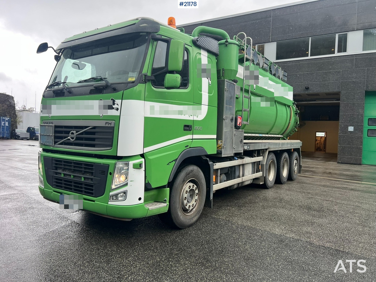 Volvo fh500 8x4 Slamsuger m/ 2010 Inter consult påbygg - Vakuumski tovornjak: slika 1 Volvo fh500 8x4 Slamsuger m/ 2010 Inter consult påbygg - Vakuumski tovornjak: slika 1